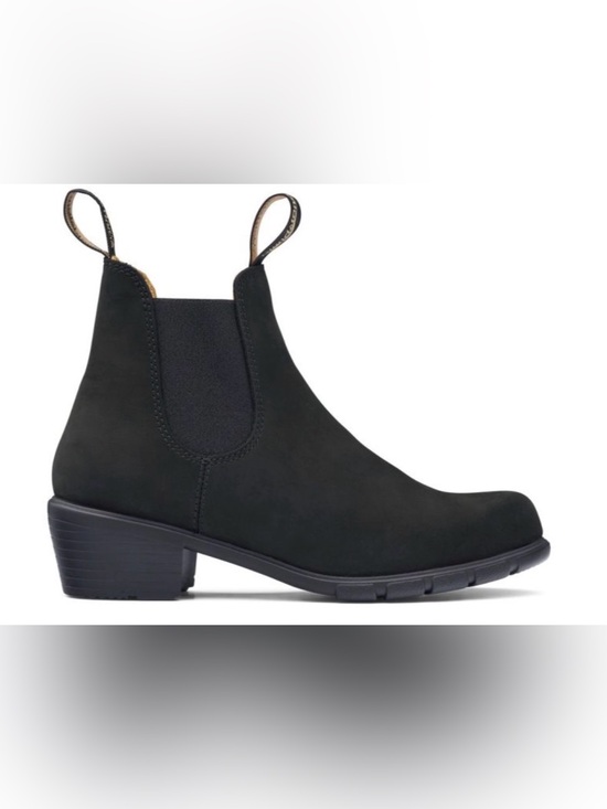 Blundstone Shoes - Blundstone 1960 - Women's Series Heel Black Nubuck Leather Boot